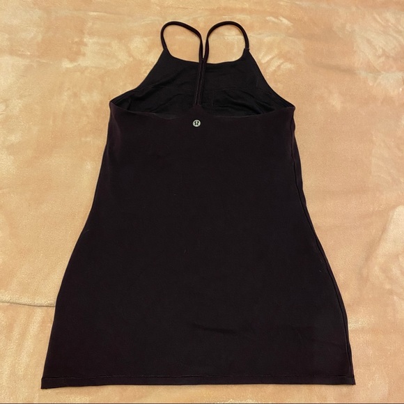 Lululemon Power Y Tank Black Grape Size 6 - Picture 3 of 6